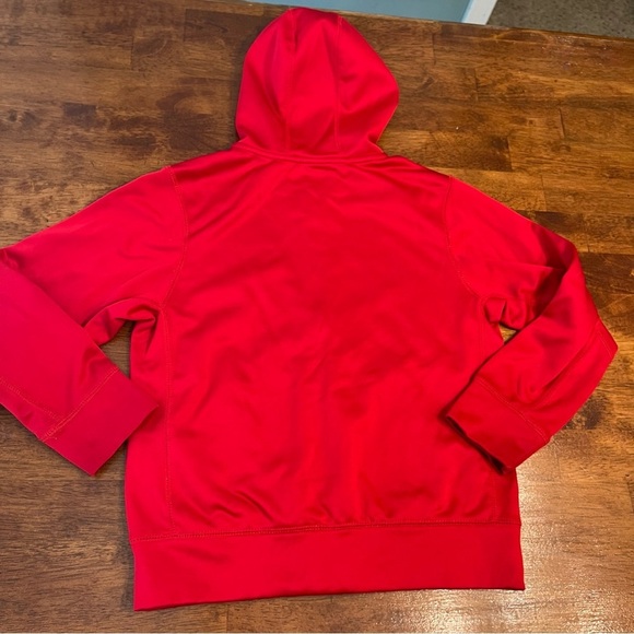 Nike Boys red Ole Miss Thermafit hoodie zip up size medium - Picture 4 of 5